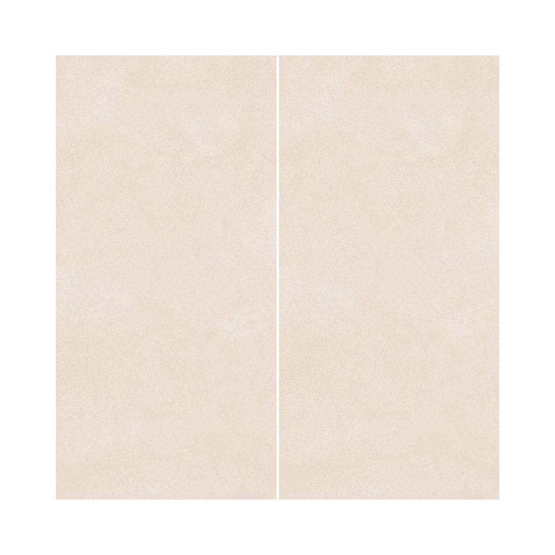 AL Peastal Ivory Plain and texture Living Area Tiles - My Home Studio